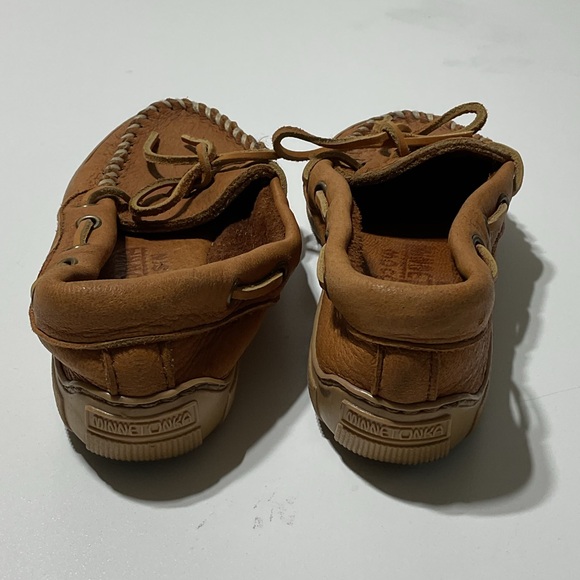 Minnetonka Leather Moccasins Size 6 Vintage - Picture 4 of 7